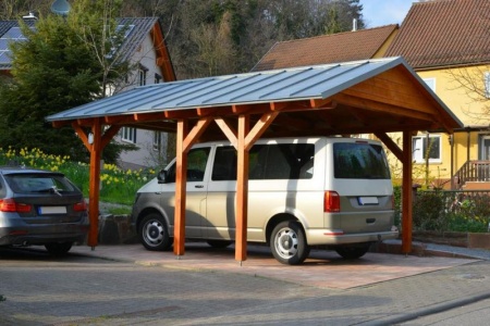 Carport en bois, prot&eacute;gez votre v&eacute;hicule avec style et durabilit&eacute;